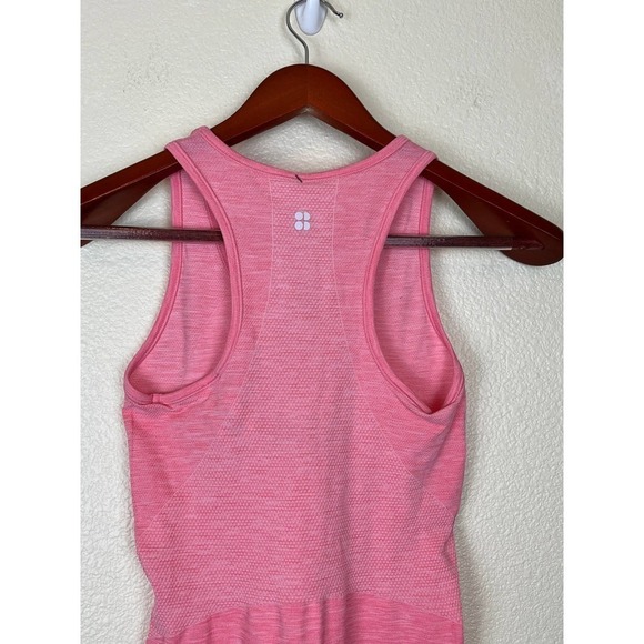 Sweaty Betty Athlete Seamless Workout Vest Calypso Pink - Picture 7 of 9